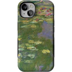 Casely iPhone 13 Case | Field of Flowers | Pastel Floral | Compatible with MagSafe | Bold Protective Design(Monet’s Water Lilies | The Met Museum Collection)