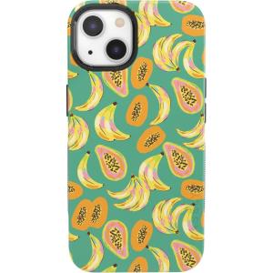 Casely iPhone 13 Case | Field of Flowers | Pastel Floral | Compatible with MagSafe | Bold Protective Design(Papaya Palms | Dippin’ Daisy’s Tropical Vacation)