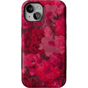 Casely iPhone 13 Case | Field of Flowers | Pastel Floral | Compatible with MagSafe | Bold Protective Design(Romance Novel | Moody Floral)