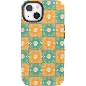 Casely iPhone 13 Case | Field of Flowers | Pastel Floral | Compatible with MagSafe | Bold Protective Design(Sea La Vie | Dippin’ Daisy’s Tropical Vacation)
