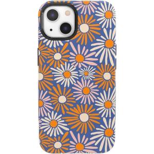 Casely iPhone 13 Case | Field of Flowers | Pastel Floral | Compatible with MagSafe | Bold Protective Design(Spring Forward | Daisy Floral)