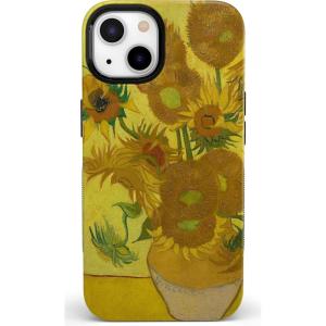 Casely iPhone 13 Case | Field of Flowers | Pastel Floral | Compatible with MagSafe | Bold Protective Design(Van Gogh | Sunflowers | Floral)