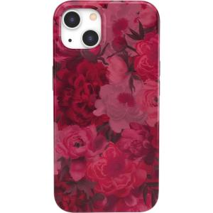 Casely iPhone 13 Case | Fit Check | Neutral Checkerboard | Compatible with MagSafe | Classic Ultra Slim Design(Romance Novel | Moody Floral)
