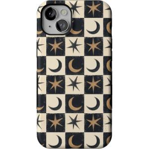 Casely iPhone 13 Case | Mystic Moonstar | Black Celestial | Compatible with MagSafe | Bold Protective Design
