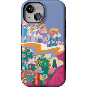 Casely iPhone 13 Mini Case | I’d Pick You | Red Strawberry | Compatible with MagSafe | Bold Protective Design(Beneath the Waves | The Beatles Yellow Submarine)