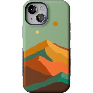 Casely iPhone 13 Mini Case | I’d Pick You | Red Strawberry | Compatible with MagSafe | Bold Protective Design(Endless Peaks | Colorblock Mountain)