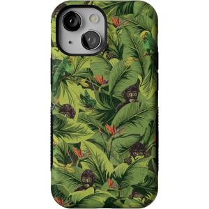 Casely iPhone 13 Mini Case | I’d Pick You | Red Strawberry | Compatible with MagSafe | Bold Protective Design(Frida Kahlo | Sneaky Monkeys | Jungle Floral)