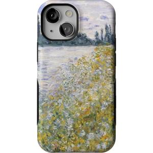 Casely iPhone 13 Mini Case | I’d Pick You | Red Strawberry | Compatible with MagSafe | Bold Protective Design(Monet’s Summer Landscape | The Met Series)