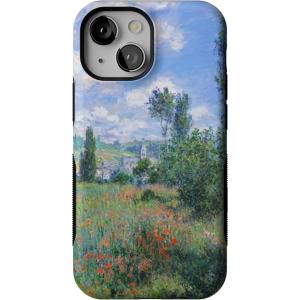 Casely iPhone 13 Mini Case | I’d Pick You | Red Strawberry | Compatible with MagSafe | Bold Protective Design(Monet’s View | The Met Museum)