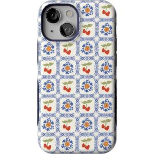 Casely iPhone 13 Mini Case | I’d Pick You | Red Strawberry | Compatible with MagSafe | Bold Protective Design(Palermo | Dippin’ Daisy’s Italian Coast)
