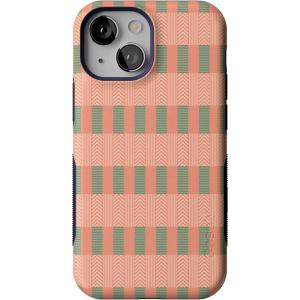 Casely iPhone 13 Mini Case | I’d Pick You | Red Strawberry | Compatible with MagSafe | Bold Protective Design(Palm Beach | Grand Cabana)