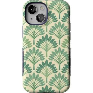 Casely iPhone 13 Mini Case | I’d Pick You | Red Strawberry | Compatible with MagSafe | Bold Protective Design(Palm Beach | Palm Royale)