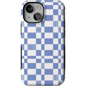 Casely iPhone 13 Mini Case | I’d Pick You | Red Strawberry | Compatible with MagSafe | Bold Protective Design(Reality Check | Periwinkle)