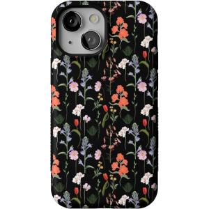 Casely iPhone 13 Mini Case | I’d Pick You | Red Strawberry | Compatible with MagSafe | Bold Protective Design(Secret Garden | Mixed Floral)