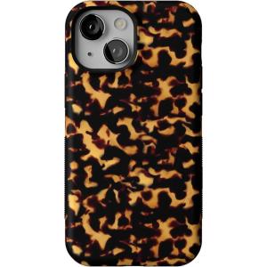 Casely iPhone 13 Mini Case | I’d Pick You | Red Strawberry | Compatible with MagSafe | Bold Protective Design(Shell Shocked | Tortoise Print)