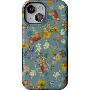 Casely iPhone 13 Mini Case | I’d Pick You | Red Strawberry | Compatible with MagSafe | Bold Protective Design(Vincent’s Flowers | Van Gogh Museum)