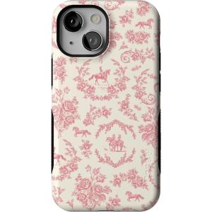 Casely iPhone 13 Mini Case | I’d Pick You | Red Strawberry | Compatible with MagSafe | Bold Protective Design(Western Bloom | Jenna Palek x Casely)