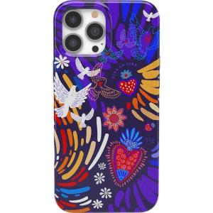 Casely iPhone 13 Pro Case | Compatible with MagSafe | Flower Patch | Girly Floral Case(Frida Kahlo | Viva La Vida | Floral Collage)