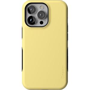 Casely iPhone 13 Pro Case | Ride The Wave | Pastel Rainbow Lined | Compatible with MagSafe | Bold Protective Design(Butter Me Up | Butter Yellow)