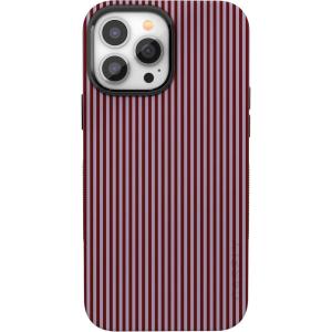 Casely iPhone 13 Pro Case | Ride The Wave | Pastel Rainbow Lined | Compatible with MagSafe | Bold Protective Design(Stripes and the City | Tiny Pinstripe)