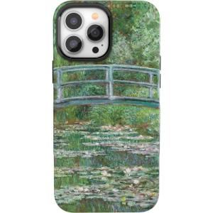 Casely iPhone 13 Pro Case | Ride The Wave | Pastel Rainbow Lined | Compatible with MagSafe | Bold Protective Design(The Met Museum | Monet’s Bridge)