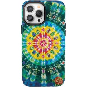 Casely iPhone 13 Pro Case | Ride The Wave | Pastel Rainbow Lined | Compatible with MagSafe | Bold Protective Design(Veneta Tapestry | Grateful Dead Tie Dye)