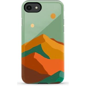Casely iPhone SE (2020 & 2022) Case | Endless Peaks | Colorblock Mountain | Essential Slim Dual-Layer Protective Design