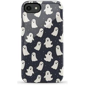 Casely iPhone SE (2020 & 2022) Case | Hibiscus Blooms | Hawaiian Floral | Essential Slim Dual-Layer Protective Case Design(All Boos No Bite | Friendly Ghost)