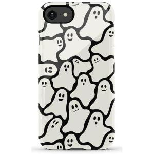 Casely iPhone SE (2020 & 2022) Case | Hibiscus Blooms | Hawaiian Floral | Essential Slim Dual-Layer Protective Case Design(Don’t Ghost Me | Halloween)