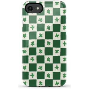 Casely iPhone SE (2020 & 2022) Case | Hibiscus Blooms | Hawaiian Floral | Essential Slim Dual-Layer Protective Case Design(Lucky You | Shamrock)