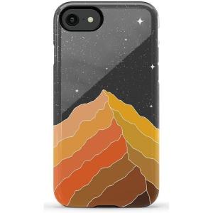 Casely iPhone SE (2020 & 2022) Case | Hibiscus Blooms | Hawaiian Floral | Essential Slim Dual-Layer Protective Case Design(Night Skies | Mountain Starlight)