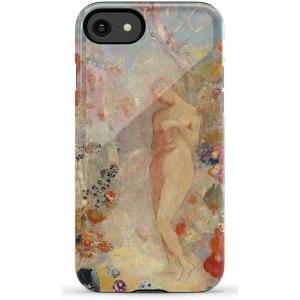 Casely iPhone SE (2020 & 2022) Case | Hibiscus Blooms | Hawaiian Floral | Essential Slim Dual-Layer Protective Case Design(Pandora | The Met Series)