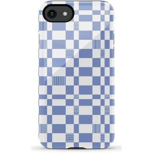 Casely iPhone SE (2020 & 2022) Case | Hibiscus Blooms | Hawaiian Floral | Essential Slim Dual-Layer Protective Case Design(Reality Check | Periwinkle)