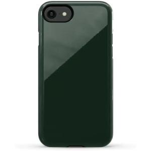 Casely iPhone SE (2020 & 2022) Case | Hibiscus Blooms | Hawaiian Floral | Essential Slim Dual-Layer Protective Case Design(The Boyfriend Collection | Forest Green)