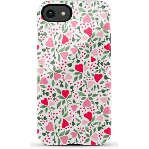 Casely iPhone SE (2020 & 2022) Case | Hibiscus Blooms | Hawaiian Floral | Essential Slim Dual-Layer Protective Case Design(Vines of Love | Floral Heart)