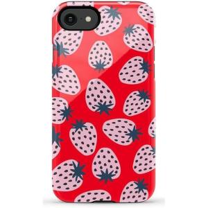 Casely iPhone SE (2020 & 2022) Case | I’d Pick You | Red Strawberry | Essential Slim Dual-Layer Protective Design