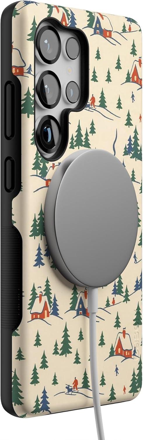 imageCasely Galaxy S22 Plus Case Dashing Doxies Dachshund Dog CaseChalet All Day Winter Village