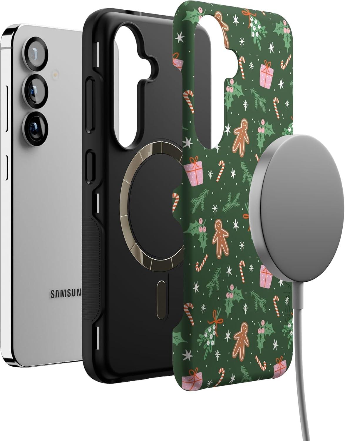 imageCasely Galaxy S22 Plus Case Dashing Doxies Dachshund Dog CaseEverything Nice Gingerbread