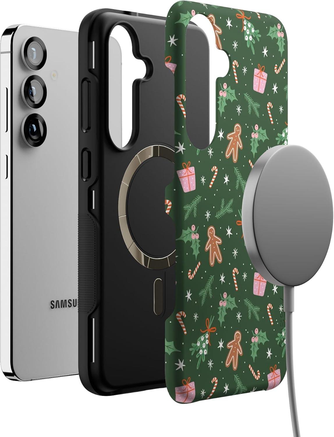 imageCasely Galaxy S22 Plus Case Dashing Doxies Dachshund Dog CaseEverything Nice Gingerbread