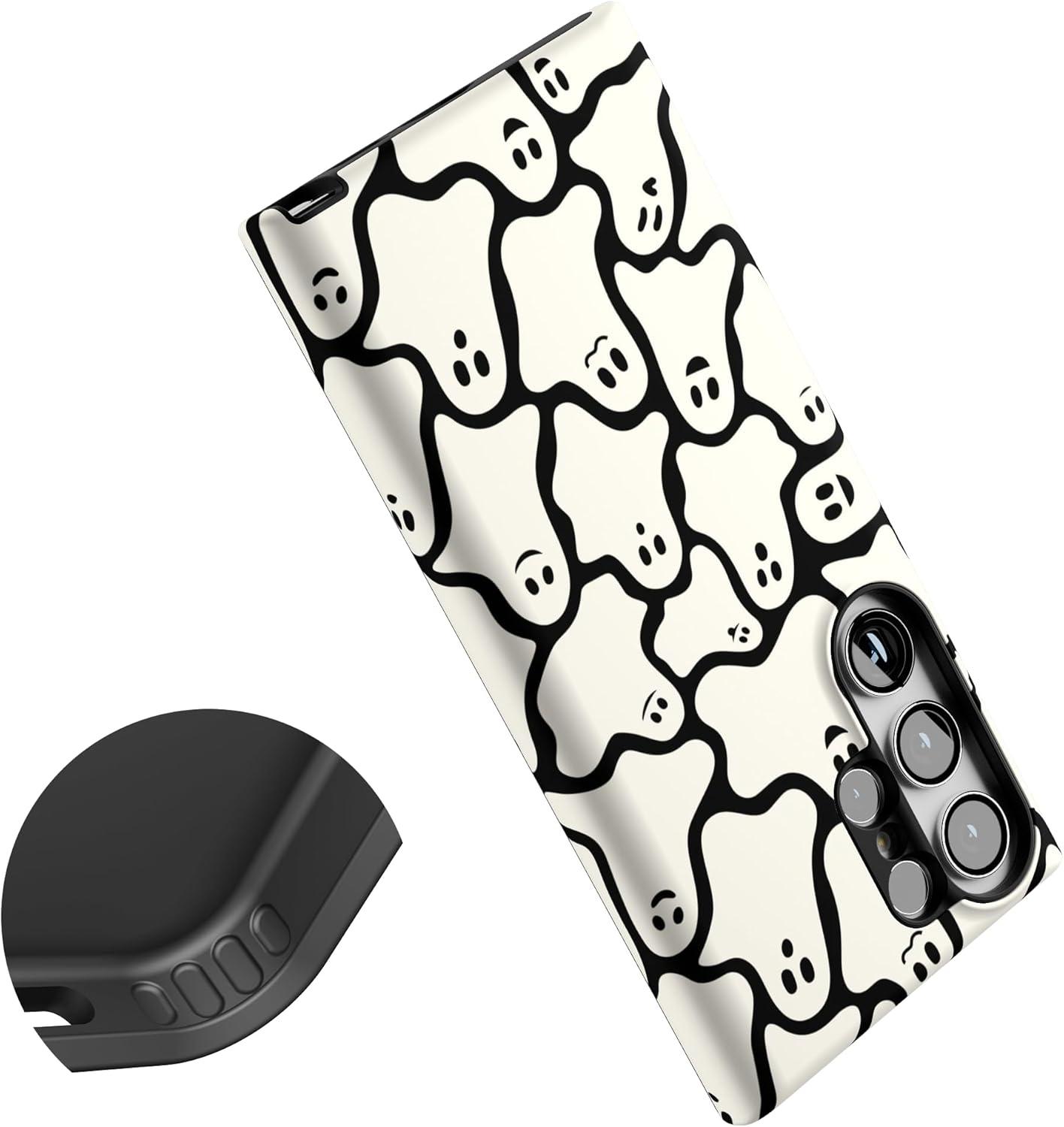 imageCasely Galaxy S23 Ultra Case Nantucket Cottage Blue Hydrangea Essential Slim DualLayer Protective DesignDont Ghost Me Halloween