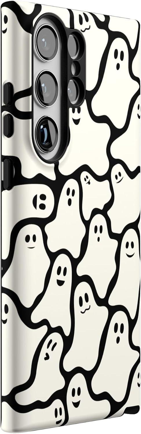 imageCasely Galaxy S23 Ultra Case Nantucket Cottage Blue Hydrangea Essential Slim DualLayer Protective DesignDont Ghost Me Halloween