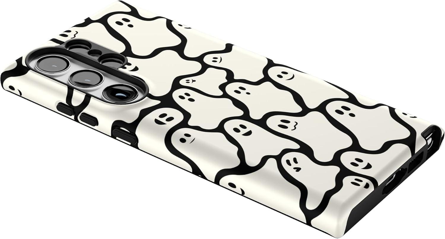 imageCasely Galaxy S23 Ultra Case Nantucket Cottage Blue Hydrangea Essential Slim DualLayer Protective DesignDont Ghost Me Halloween