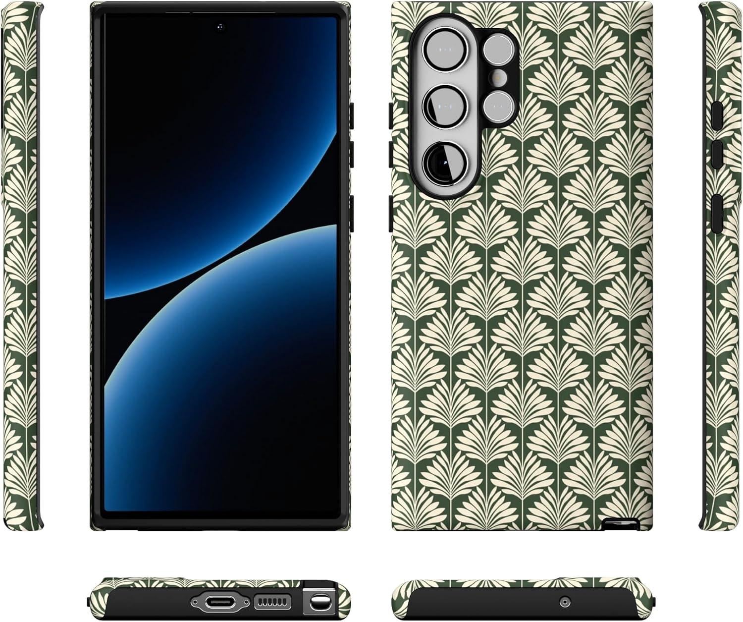 imageCasely Galaxy S23 Ultra Case Nantucket Cottage Blue Hydrangea Essential Slim DualLayer Protective DesignThe Boyfriend Collection Cabana Nights