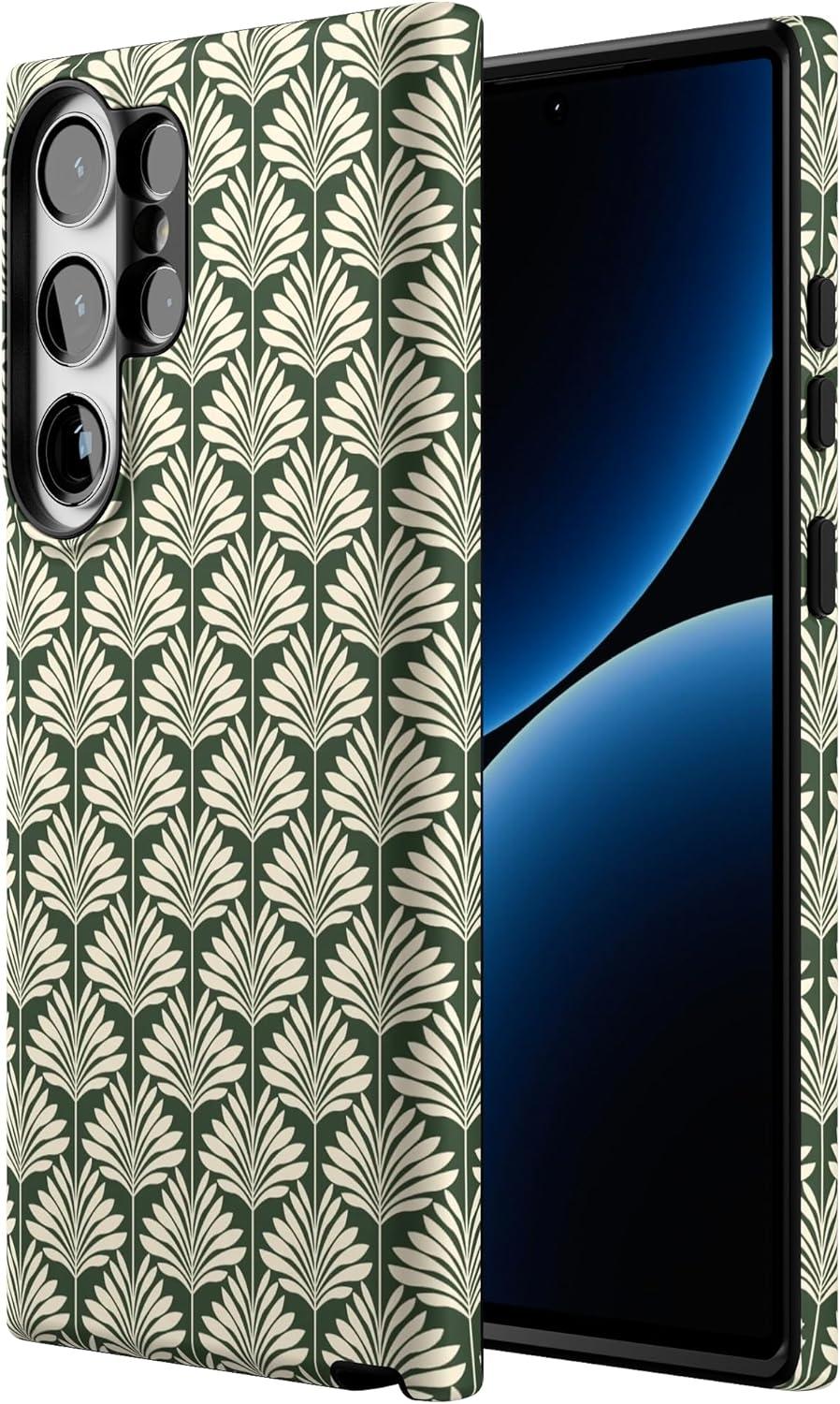 imageCasely Galaxy S23 Ultra Case Nantucket Cottage Blue Hydrangea Essential Slim DualLayer Protective DesignThe Boyfriend Collection Cabana Nights