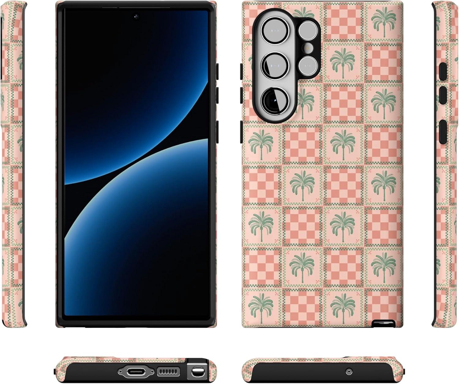 imageCasely Galaxy S23 Ultra Case Nantucket Cottage Blue Hydrangea Essential Slim DualLayer Protective DesignThe Social Club Palm Beach