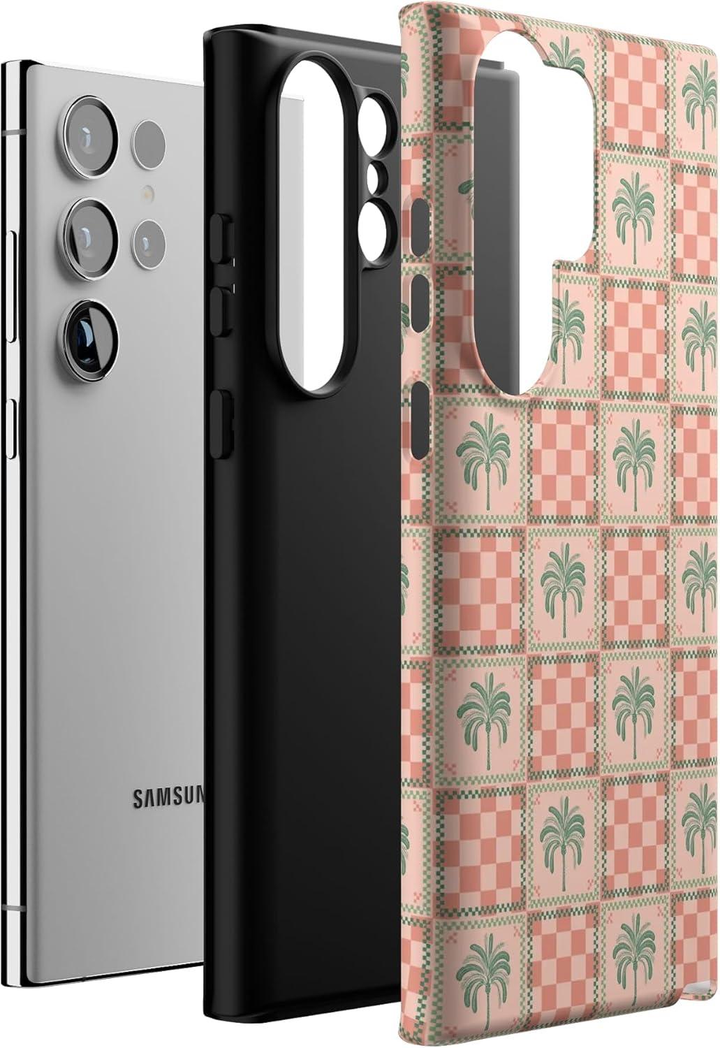 imageCasely Galaxy S23 Ultra Case Nantucket Cottage Blue Hydrangea Essential Slim DualLayer Protective DesignThe Social Club Palm Beach