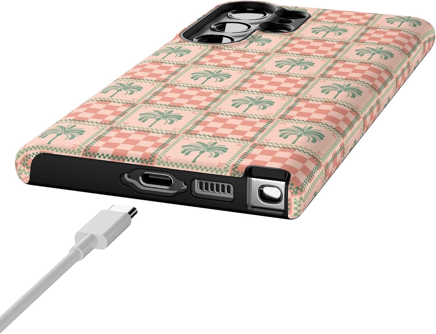 imageCasely Galaxy S23 Ultra Case Nantucket Cottage Blue Hydrangea Essential Slim DualLayer Protective DesignThe Social Club Palm Beach