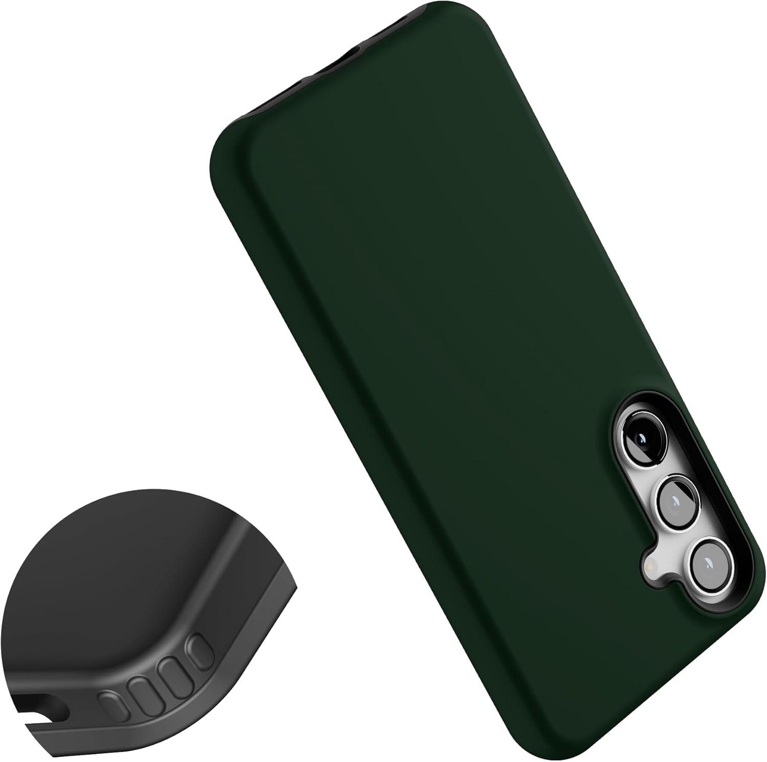 imageCasely Galaxy S24 Case Tuscan Tiles Dolce Vita Essential Slim DualLayer Protective DesignThe Boyfriend Collection Forest Green