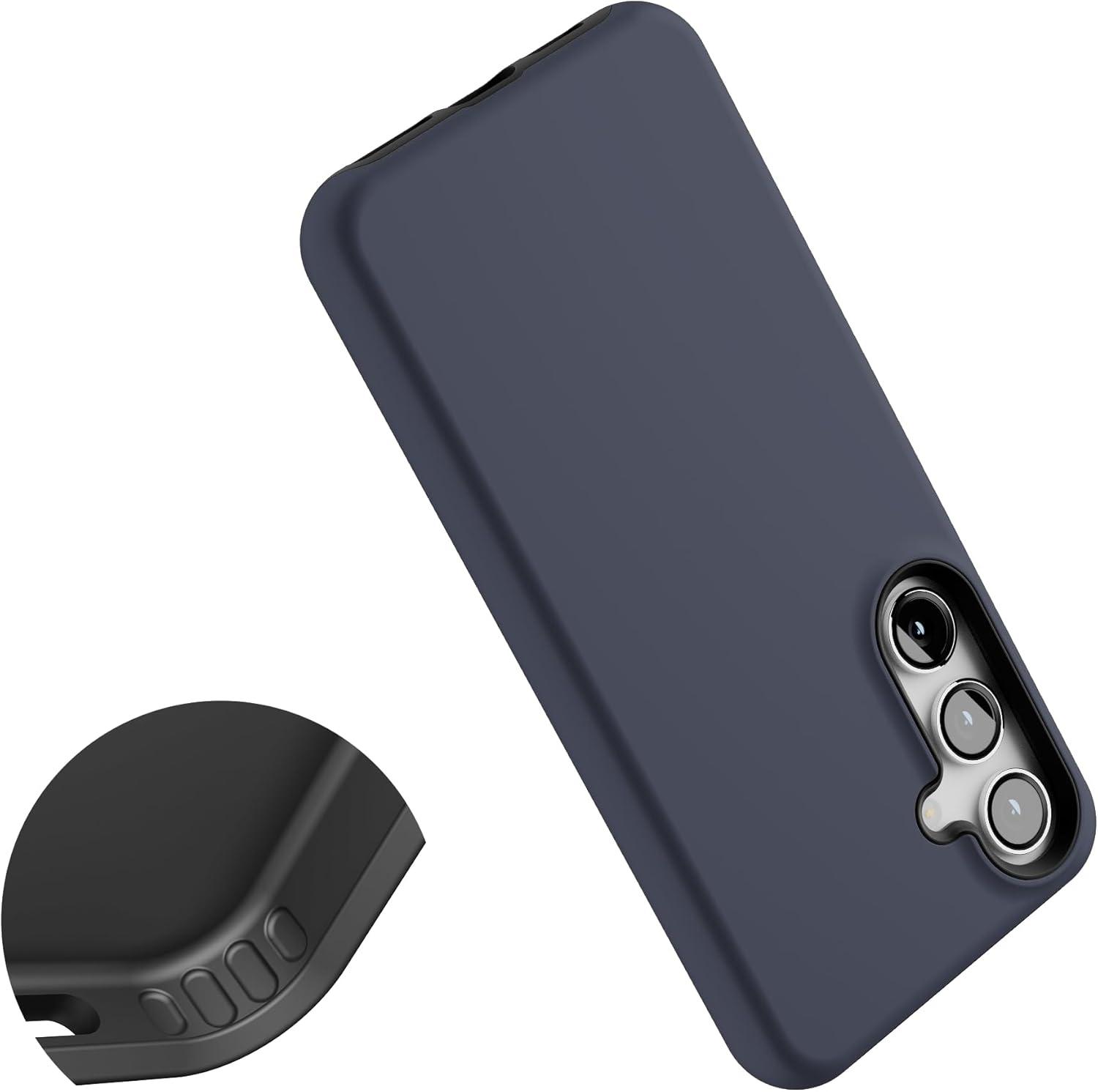 imageCasely Galaxy S24 Case Tuscan Tiles Dolce Vita Essential Slim DualLayer Protective DesignThe Boyfriend Collection Slate Blue