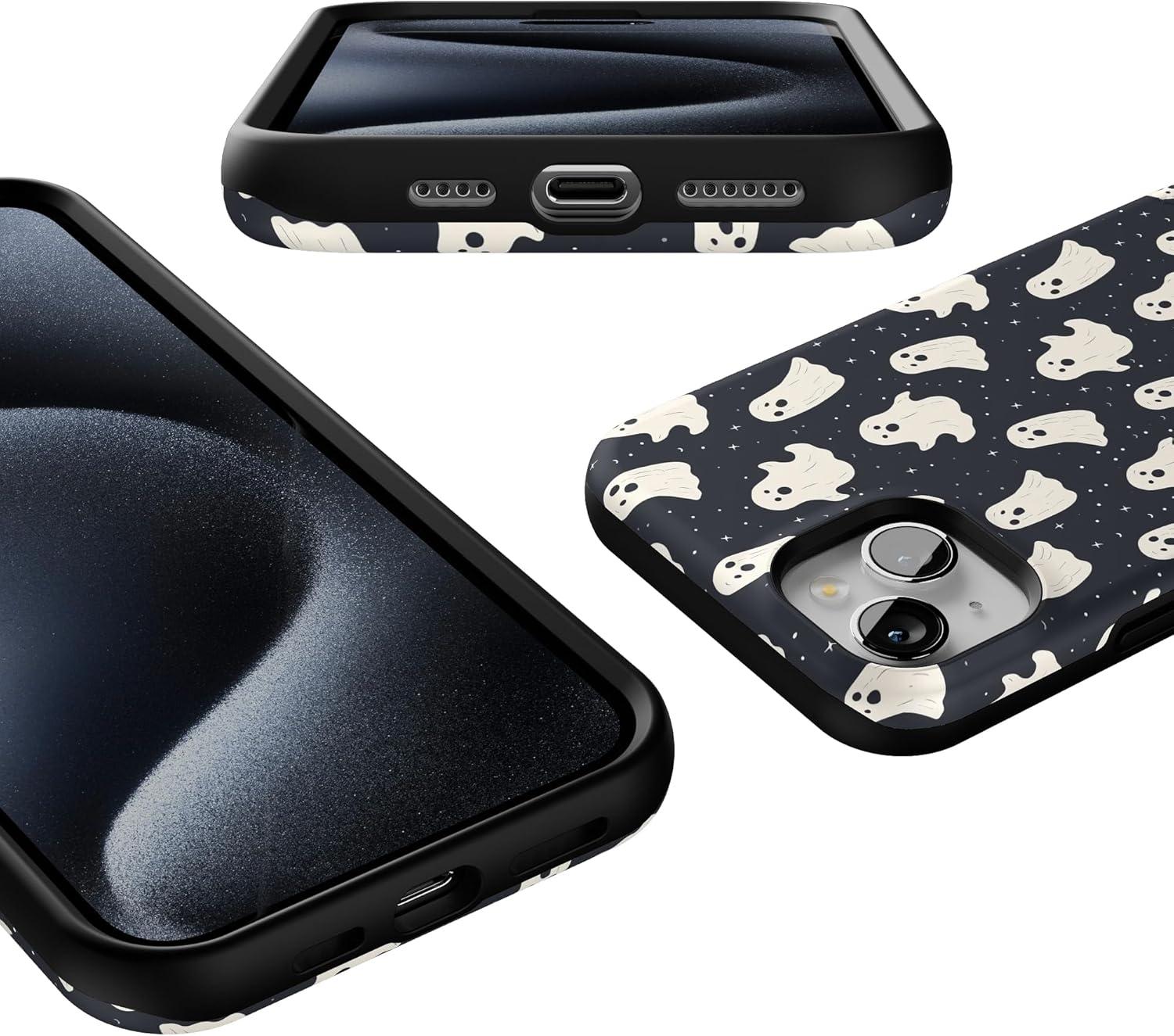 imageCasely iPhone 15 Plus Case Outside The Lines Crayola Marker Case Bold Compatible with MagSafeAll Boos No Bite Friendly Ghost